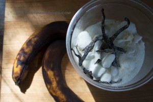 Bananas and vanilla sugar #cultivatingfoodies