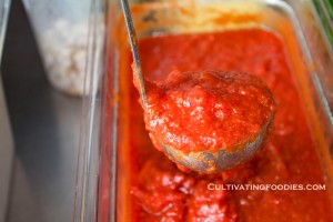 pizza sauce #kaybenpizzaparty #cultivatingfoodies