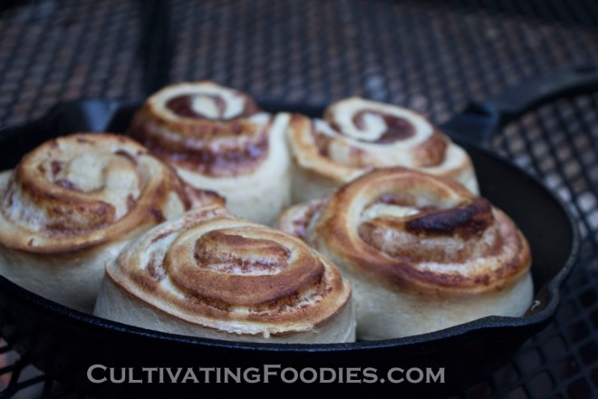 skillet cinnamon buns #cultivatingfoodies